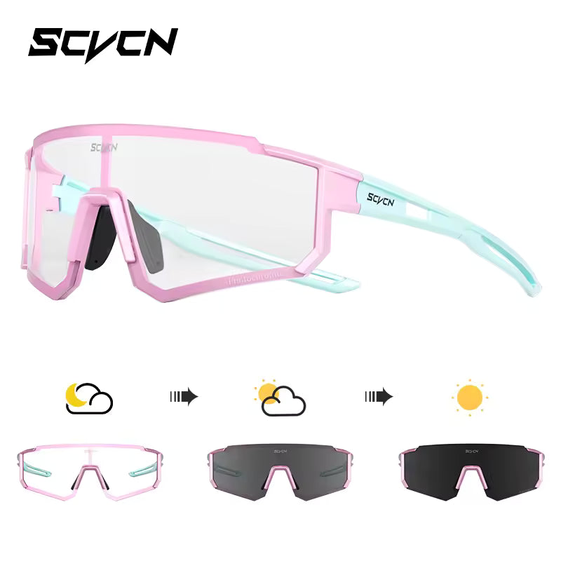 Stylish Pink Cycling Sunglasses