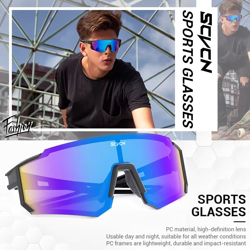 Stylish Pink Cycling Sunglasses