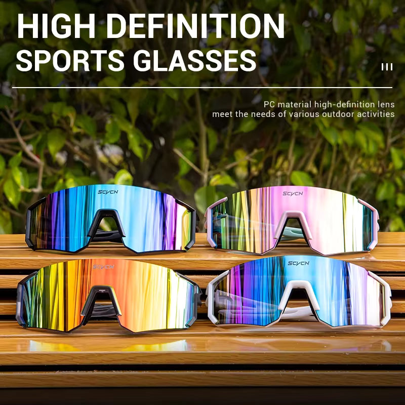 Stylish Pink Cycling Sunglasses
